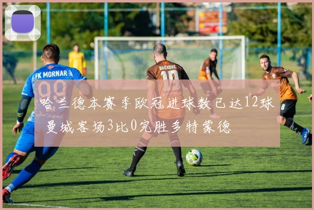 哈兰德本赛季欧冠进球数已达12球 曼城客场3比0完胜多特蒙德